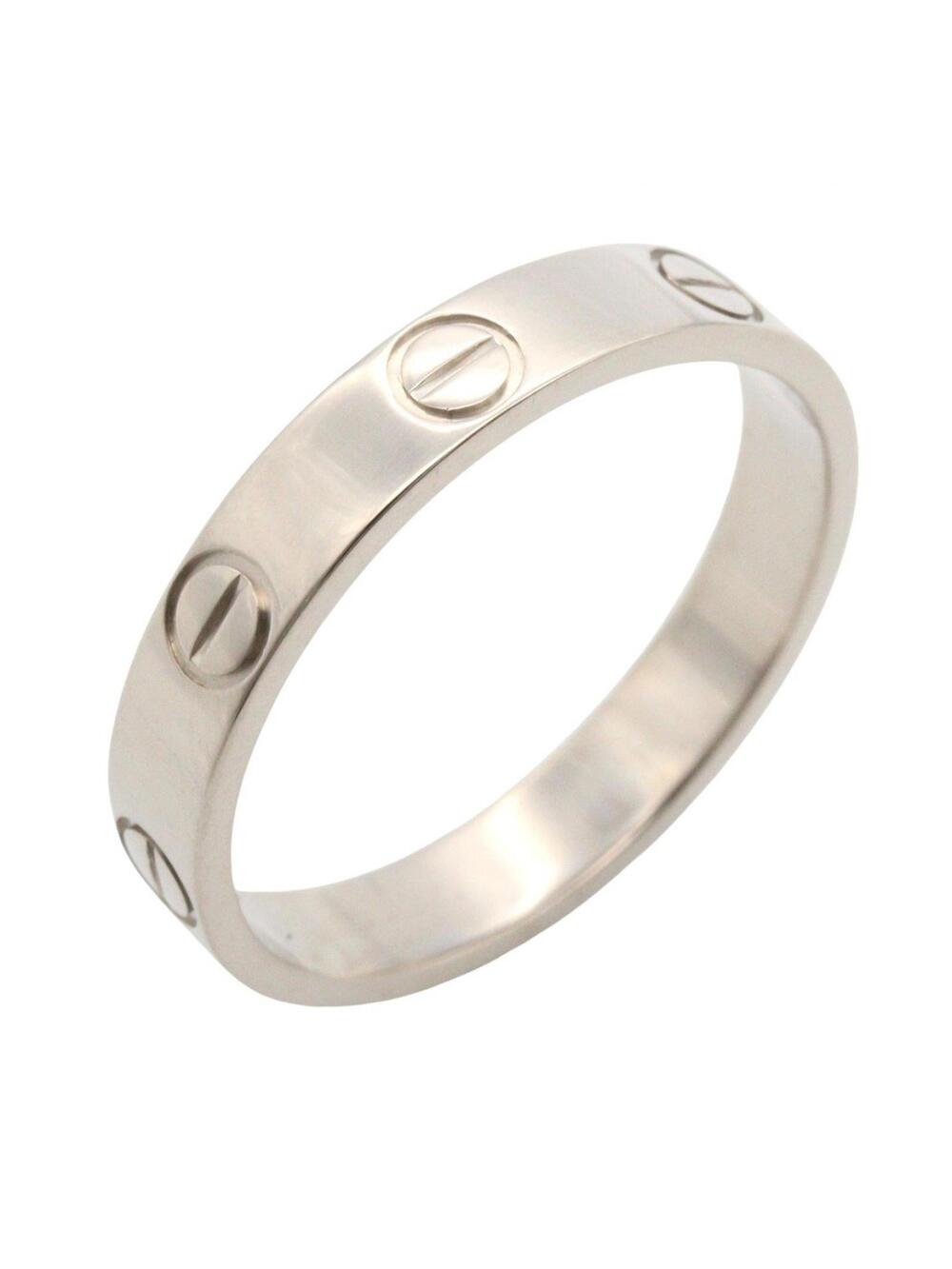 Cartier Mini Love Ring 18Kwg White Gold #282678C13B
